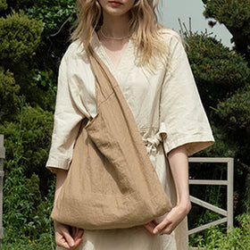 Canvas Underarm Satchel – Intentional & Earthy